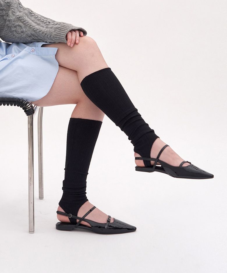 FLAT STRAP SLING BACK [C3F03BK]
