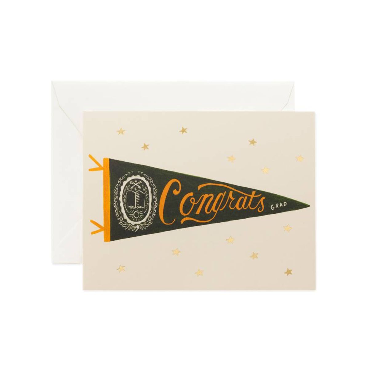 라이플 페이퍼(RIFLE PAPER) Congrats Pennant Card 축하 카드