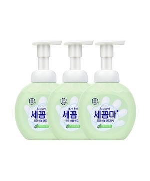 세꼼마 버블 항균 핸드워시 250ml 그린허브 3개