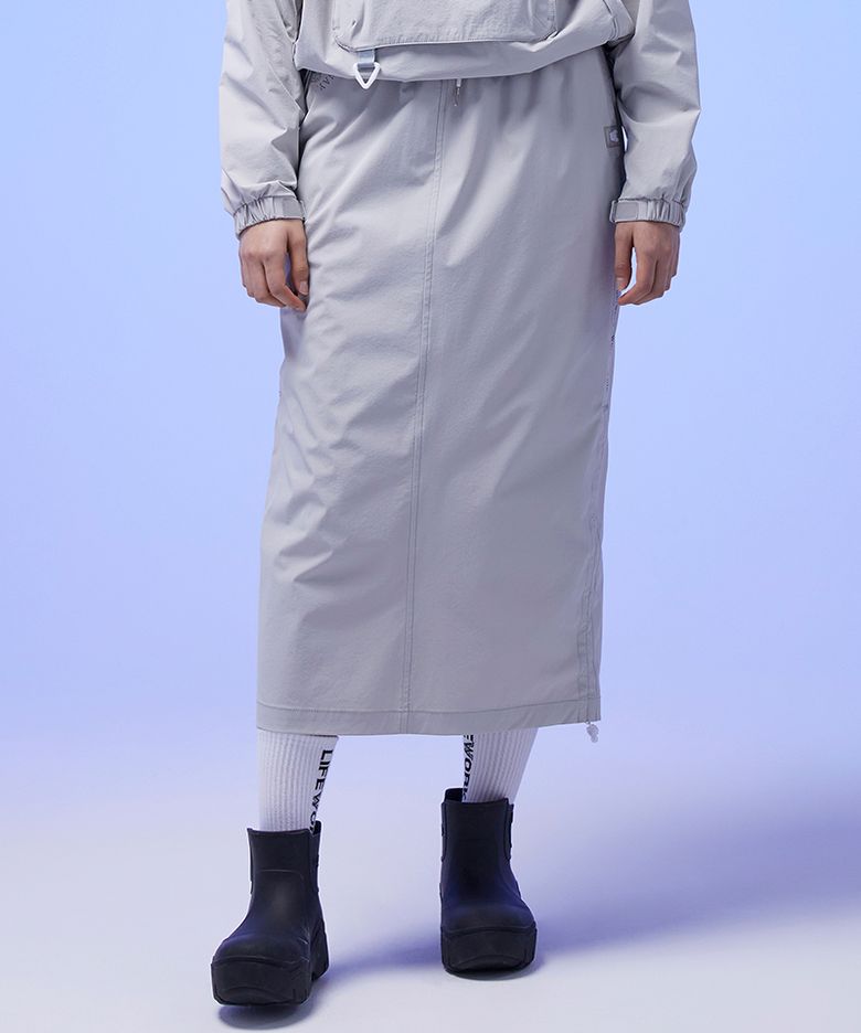 여성) 라운드라독 롱 스커트