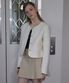 Tweed Wool Jacket [Ivory]
