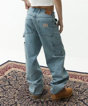 파번 7505 카펜터 와이드핏 라이트인디고 데님팬츠