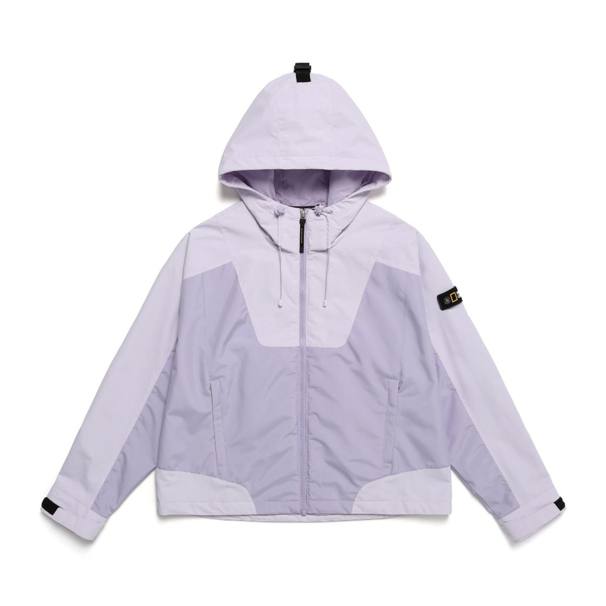 내셔널지오그래픽(NATIONALGEOGRAPHIC) N241WJP010 여성 윈드 브레이커 블록킹 점퍼 LAVENDER