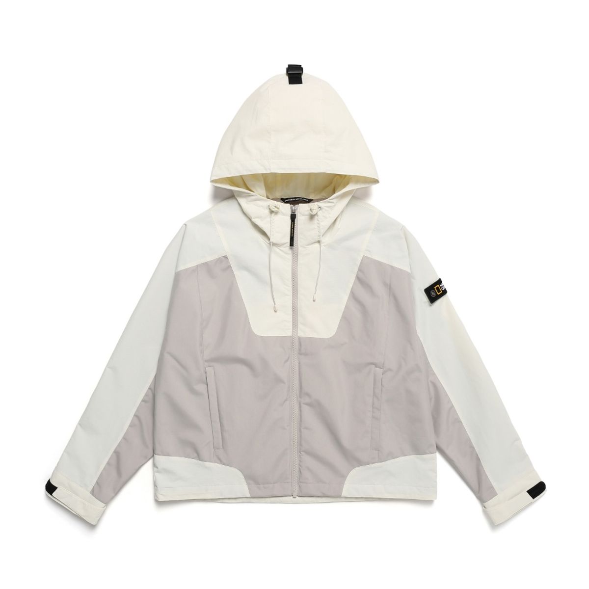 내셔널지오그래픽(NATIONALGEOGRAPHIC) N241WJP010 여성 윈드 브레이커 블록킹 점퍼 L BEIGE