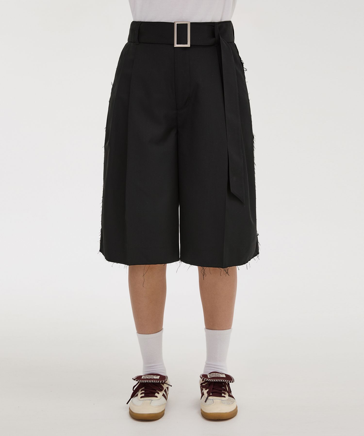 ★Wai Kei★ Cutout Shorts Black YKBD01PT01-2 MUSINSA公式 | WAI KEI Cut-out short pants black