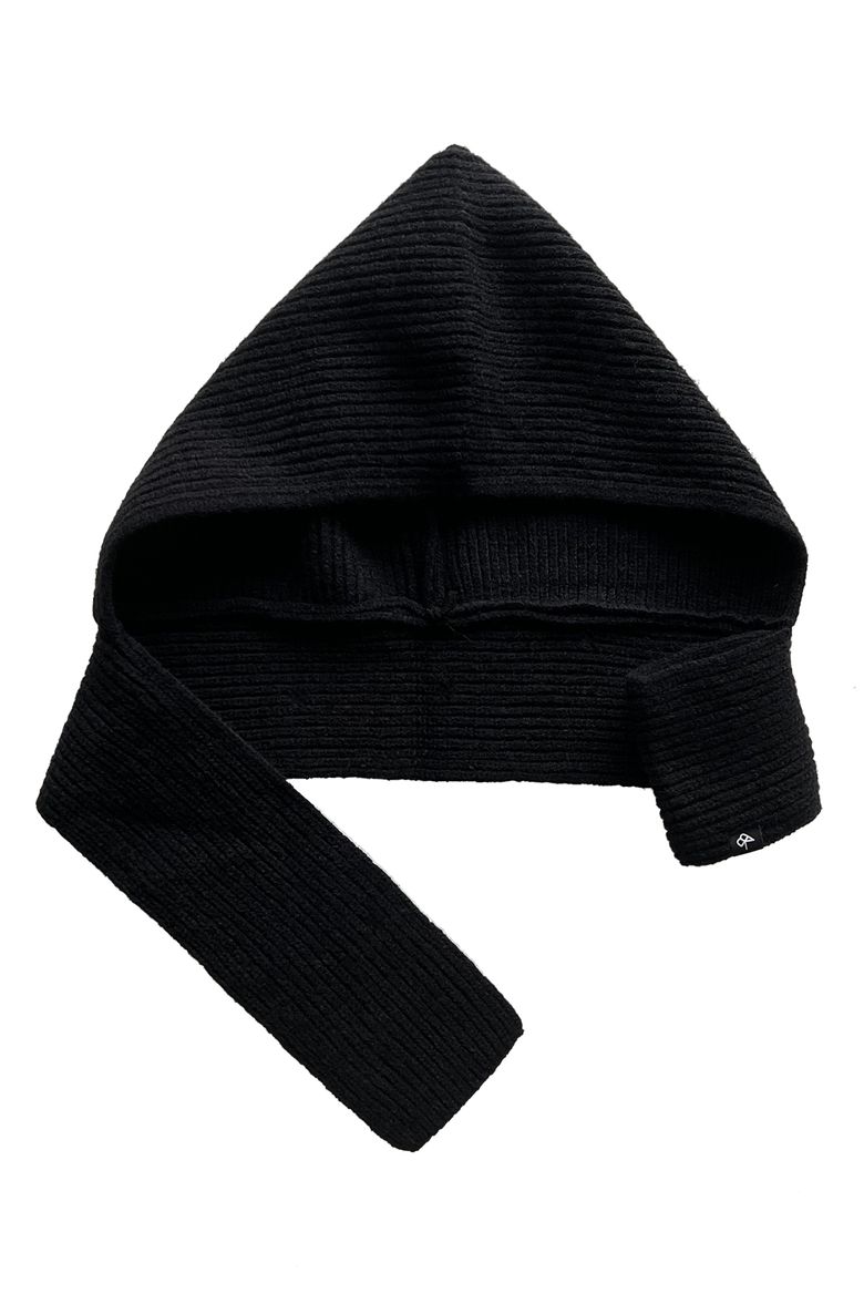 Knit Muffler Hoodie Balaclava