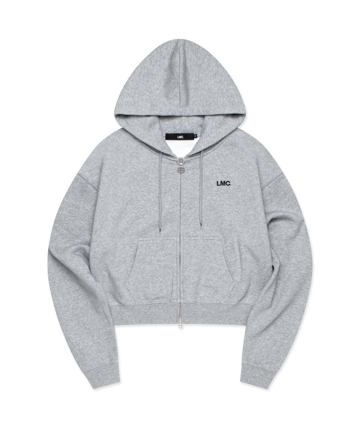 엘엠씨(LMC) WM OG CROPPED ZIP-UP HOODIE heather gray