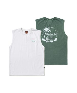 [2PACK] 서프 클럽 피그먼트 슬리브리스 FSL104 / 4color