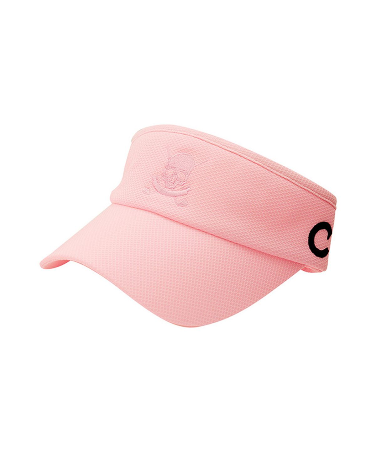 츄쿠츄(CHUCUCHU) C23M-HT006W 파스텔 바이저 (Baby Pink/Black C logo)
