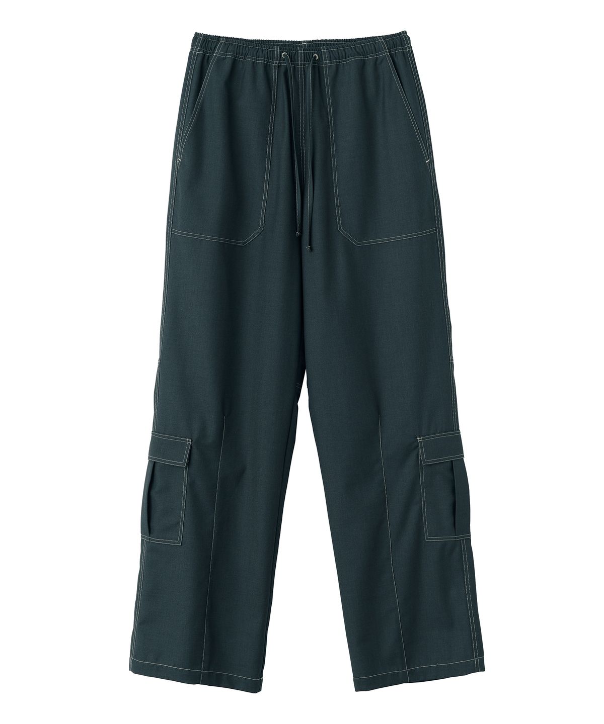 스컬프터(SCULPTOR) Stitch Detail Carpenter Pants Teal