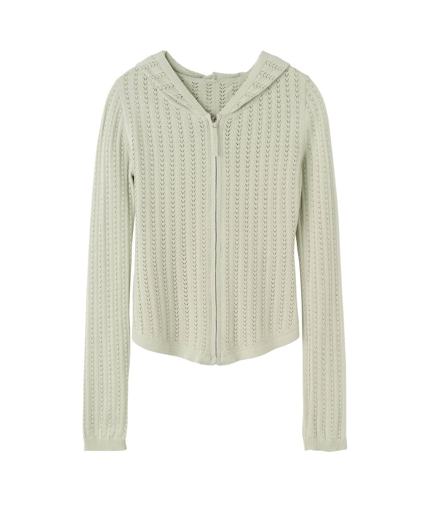 ★SCULPTOR★ Eyelet ZipUp Hoodie Pale Mint SC24S113MT MUSINSA | SCULPTOR Eyelet Zip-Up Hoodie Pale Mint