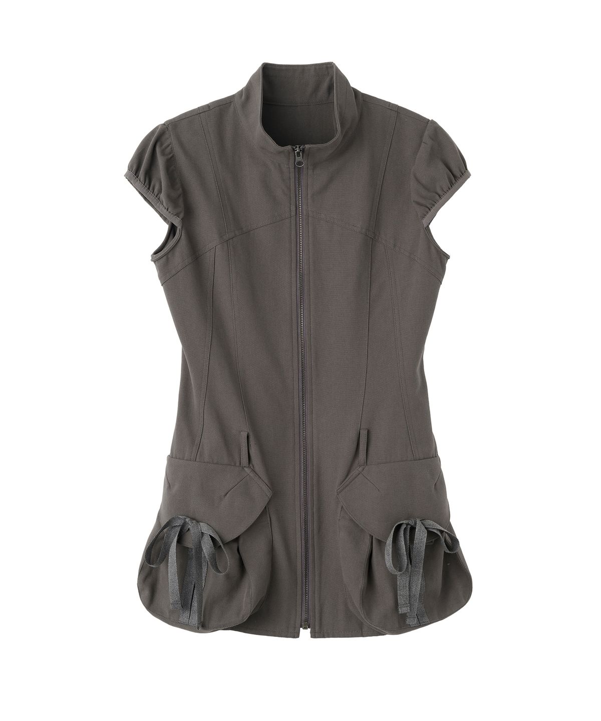 스컬프터(SCULPTOR) Cargo Zip-Up Dress Charcoal