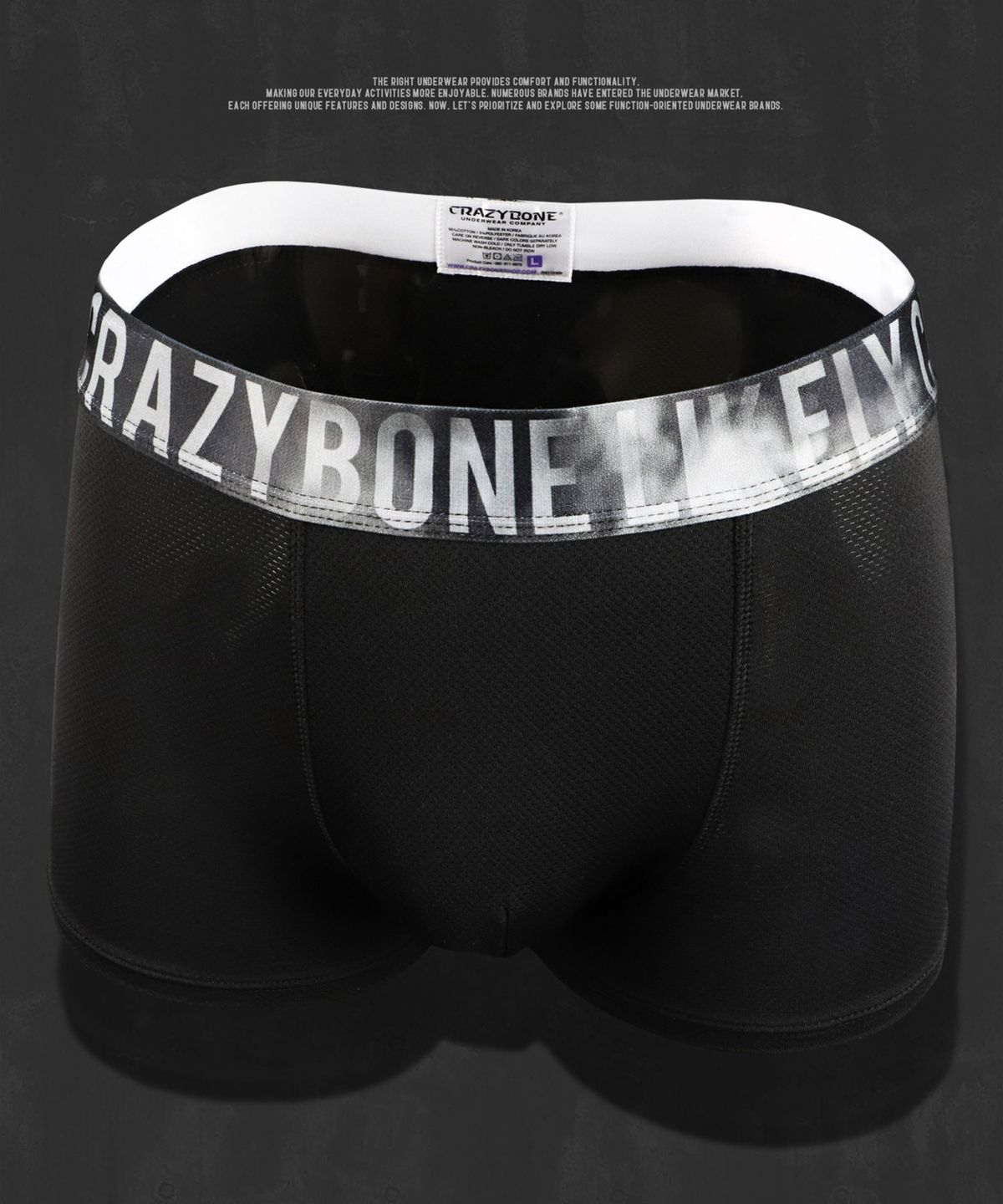 크레이지본(CRAZYBONE) 3.0 BOXER-BRIEF - 3.0 AF BLACK