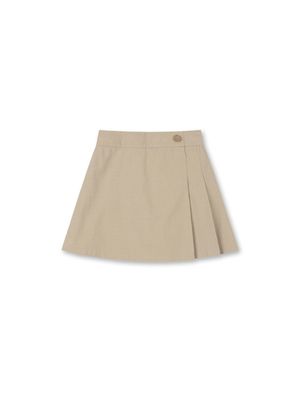 여아) 테마 프레피 코튼혼방 플리츠 우븐스커트_MKE2RS2211