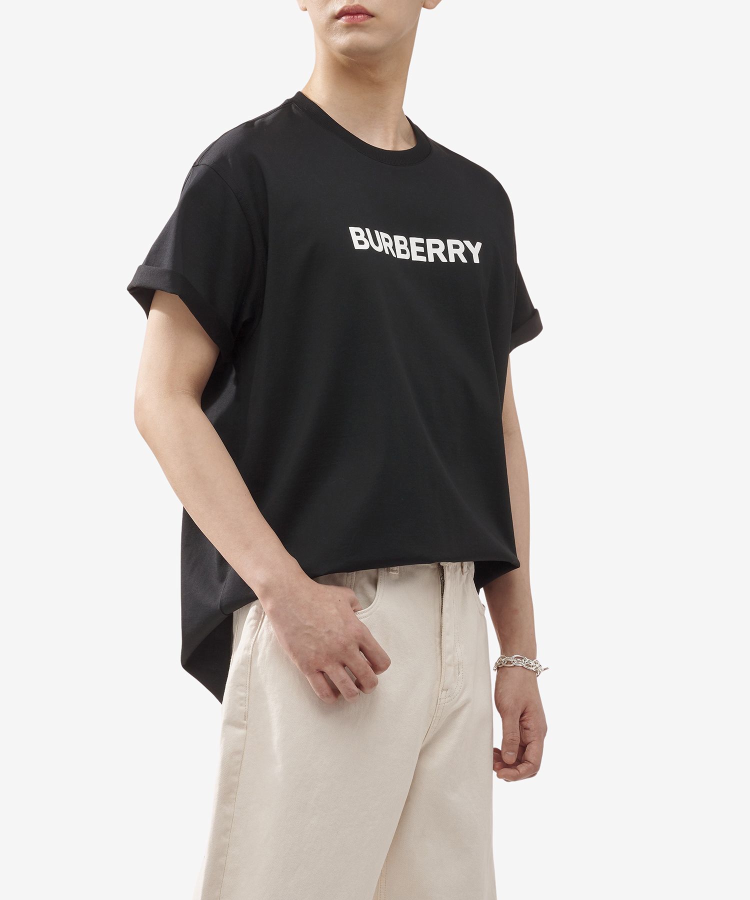 Tシャツ・カットソー Burberry TSHIRT (8084233) MUSINSA | BURBERRY Logo Print Cotton Relaxed Fit Short