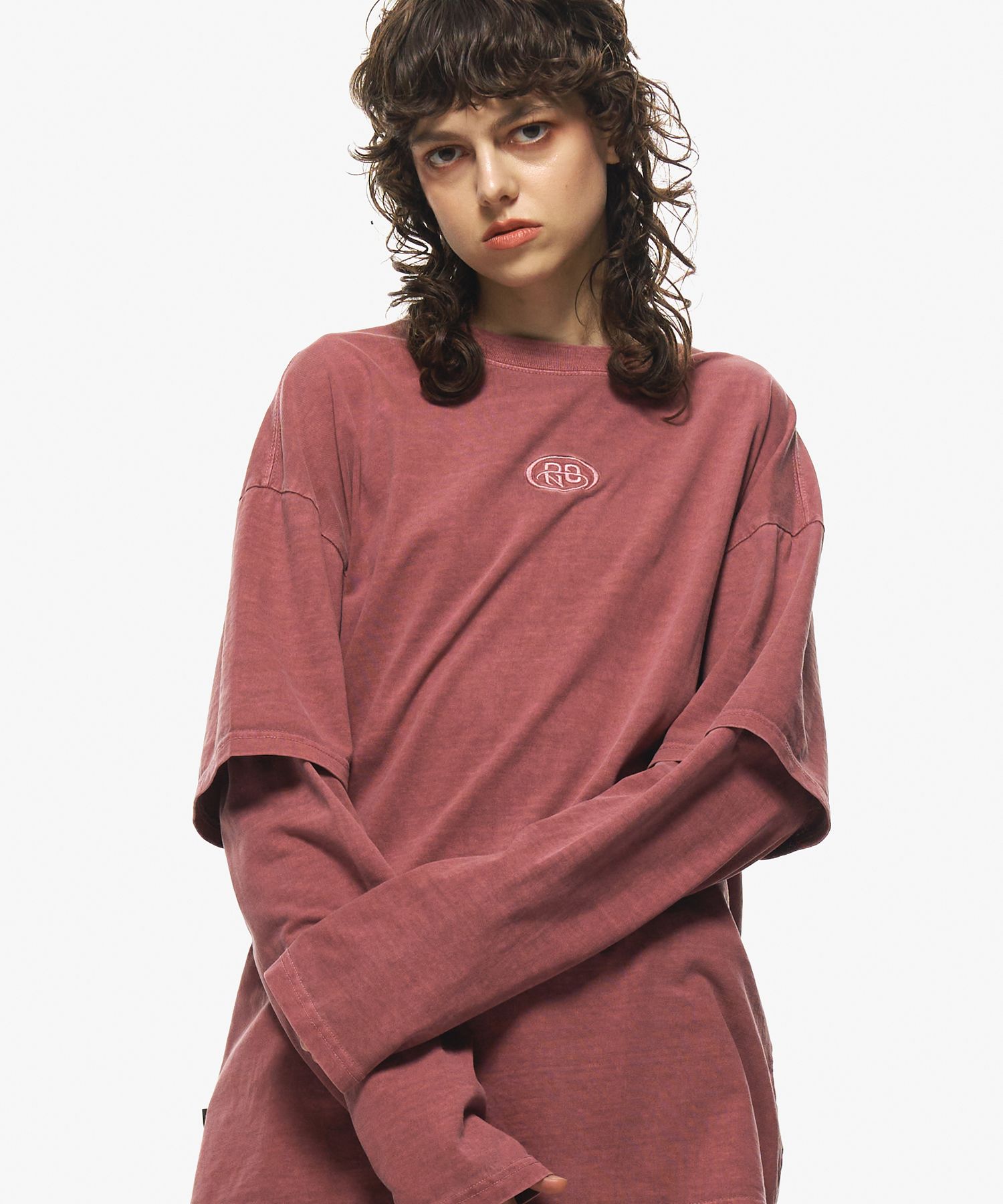 【CPGN STUDIO】24SS★ CP Layered Pigment Long Sleeve MUSINSA | CPGN STUDIO CP Layered Pigment Long Sleeve Dusty Pink