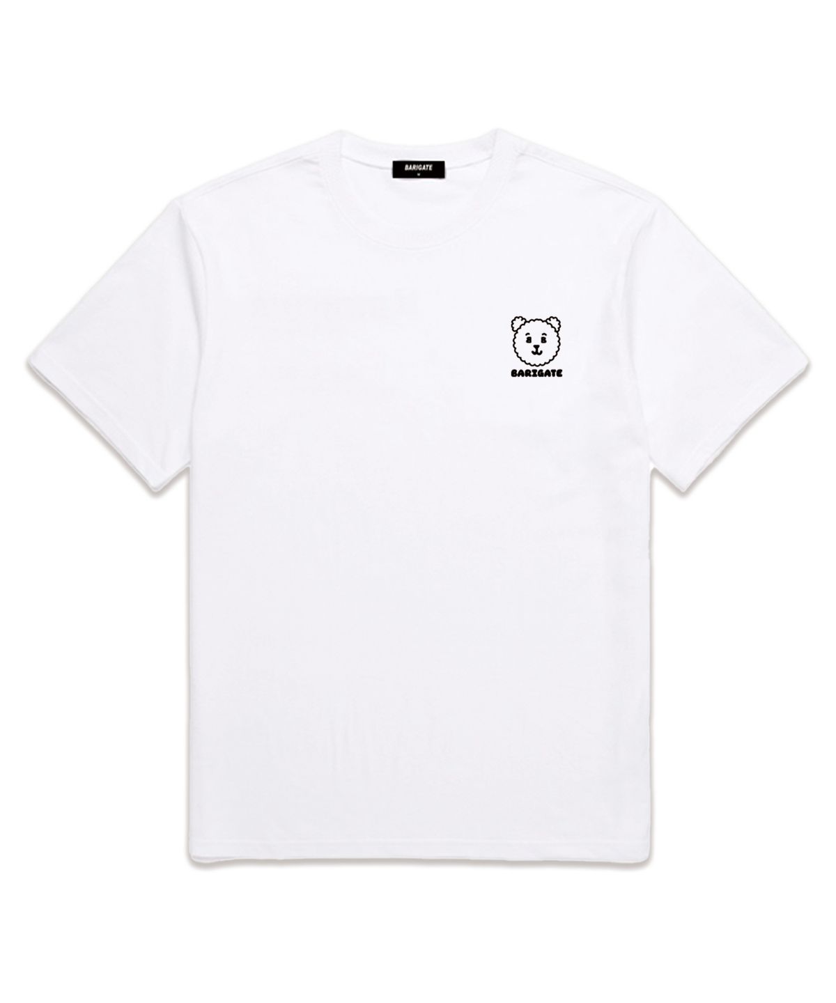 바리게이트(BARIGATE) Bear Logo 반팔 티셔츠 (BS021) 화이트