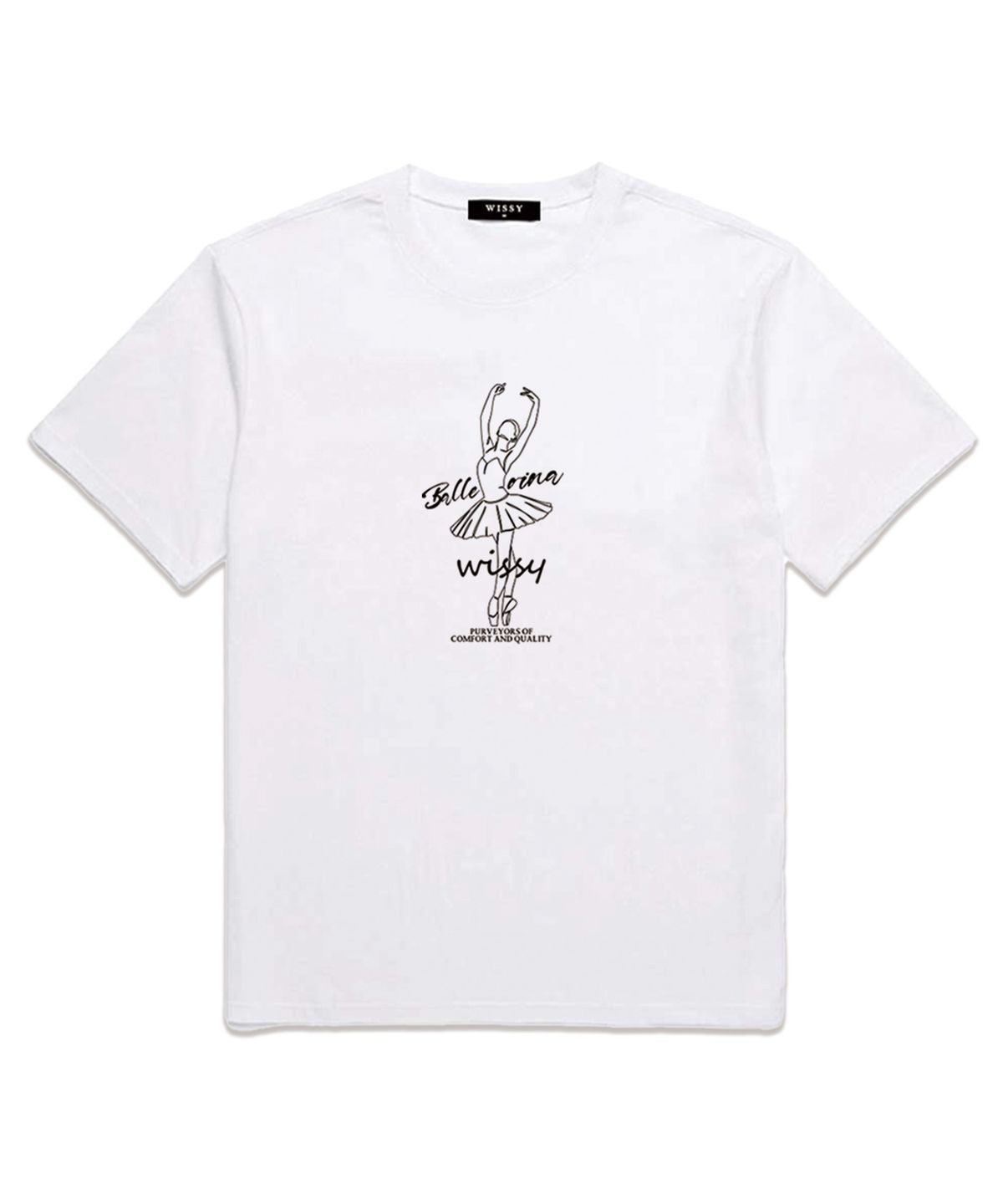 위씨(WISSY) Ballerina 반팔티셔츠 (WS019) 화이트
