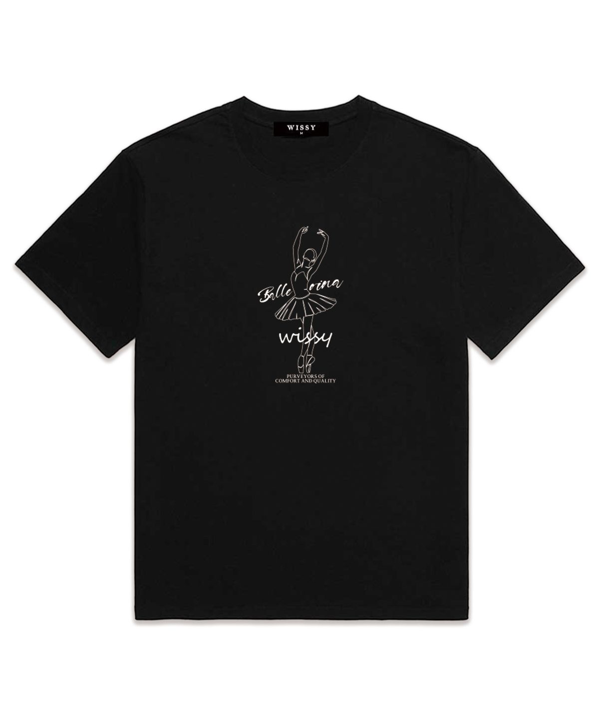 위씨(WISSY) Ballerina 반팔티셔츠 (WS019) 블랙