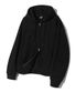 에센셜 2WAY 스웨트 후드 집업 (BLACK)