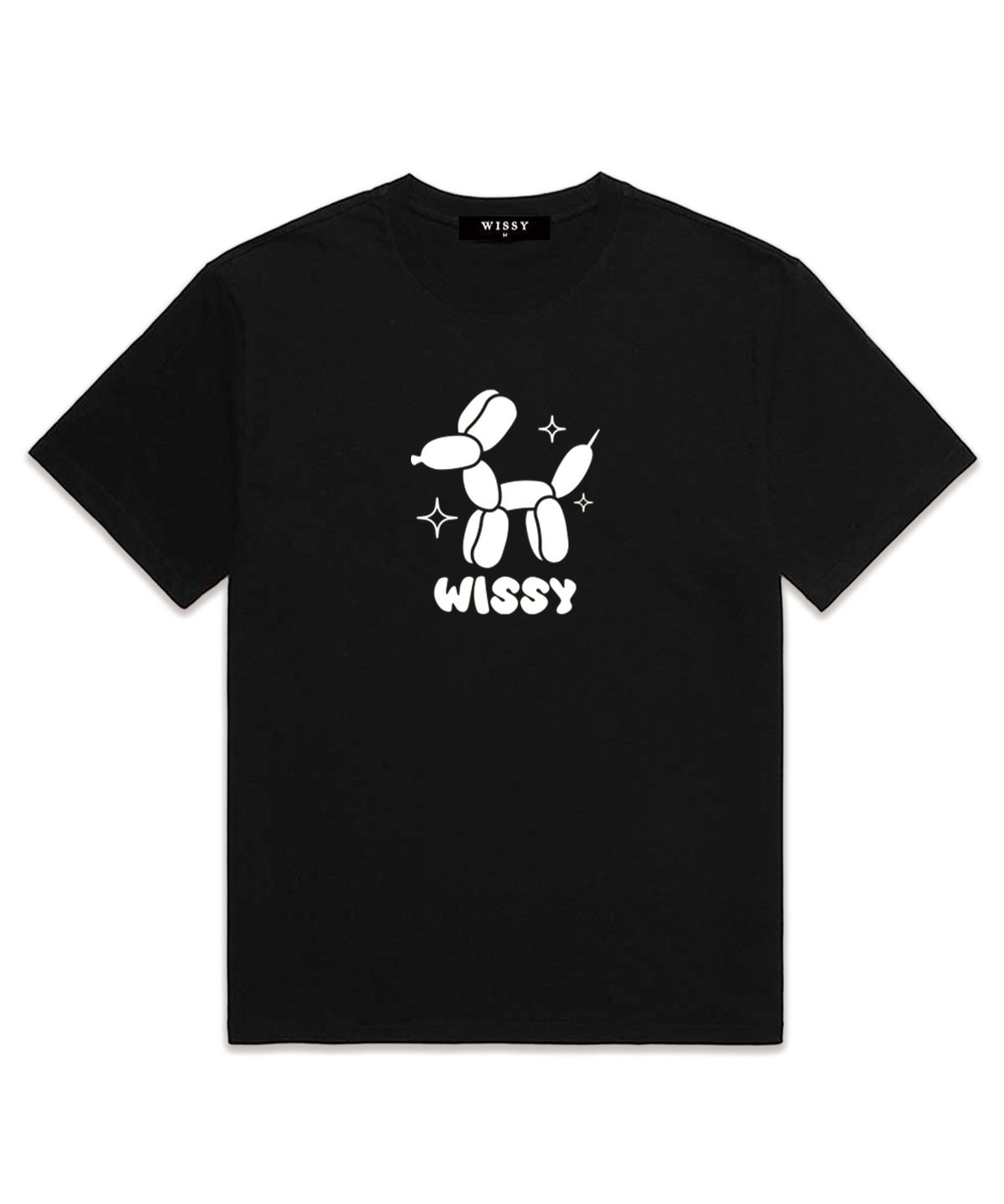 위씨(WISSY) Puppy Logo 반팔티셔츠 (WS020) 블랙