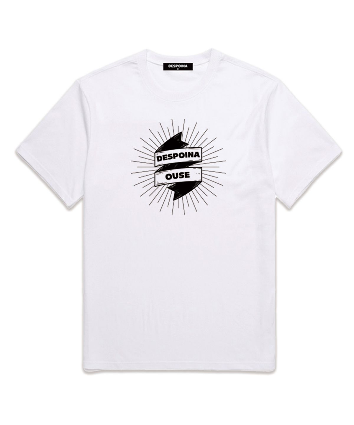 우즈(OUSE) String Logo 반팔 티셔츠 (DS021) 화이트