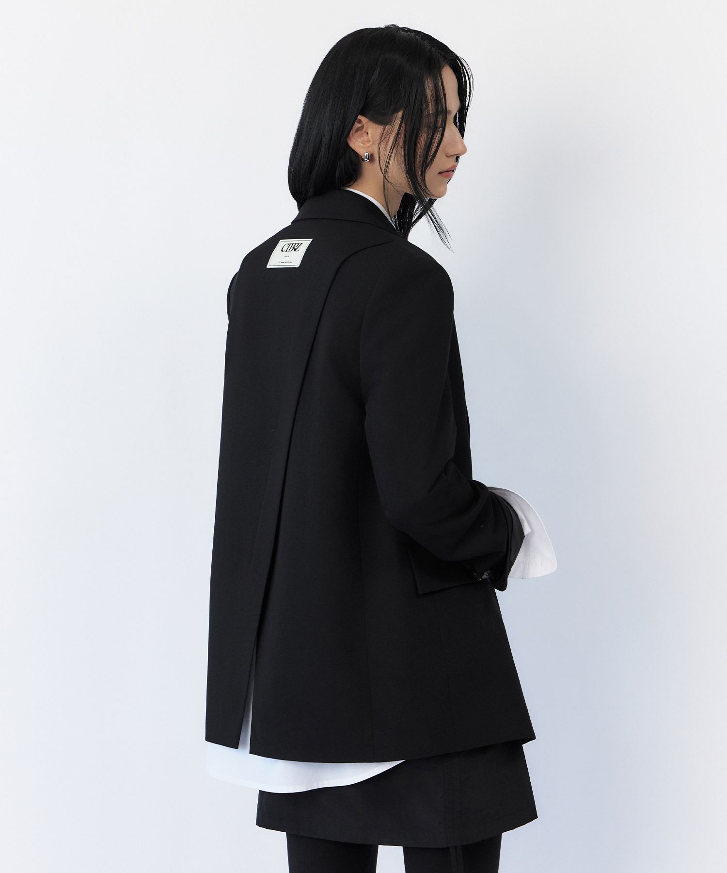 ジャケット citybreeze Loose fit diagonal cut single jacket_3COLORS ktown4u.com : [CITYBREEZE] COLOR BLOCK WINDBREAKER JACKET_IVORY
