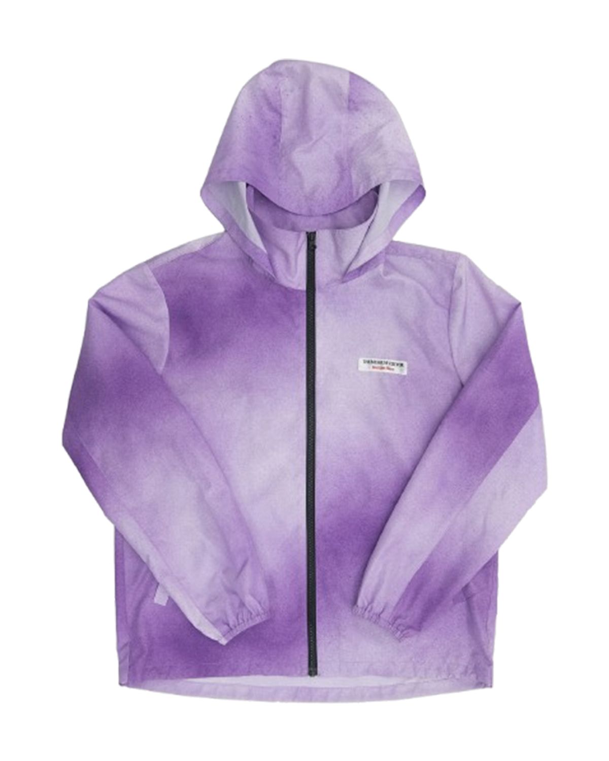 더뮤지엄비지터(THEMUSEUMVISITOR) SPRAYED PRINTED WINDBREAKER (PURPLE)