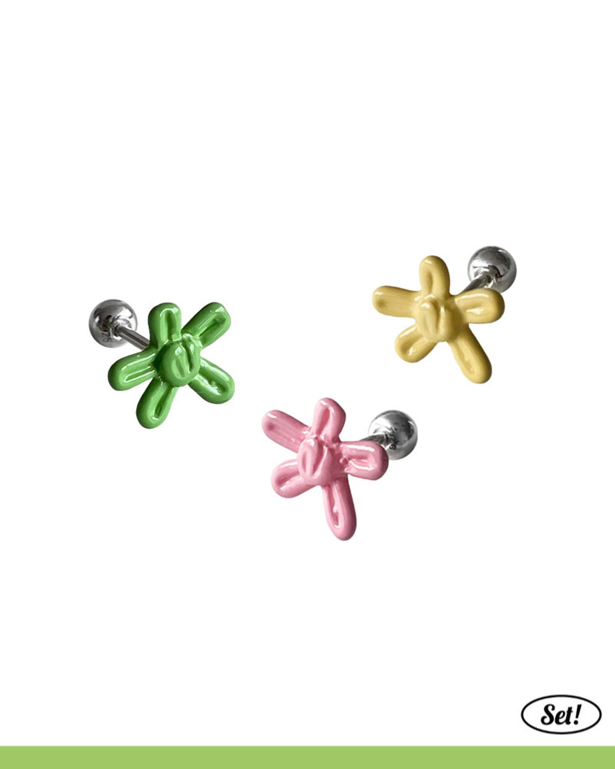 잇더즌매터(IT DOESN'T MATTER) [A type] Pastel doodle piercing
