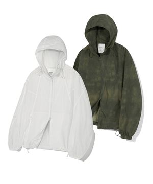 테크 나일론 후드 바람막이 자켓_9color