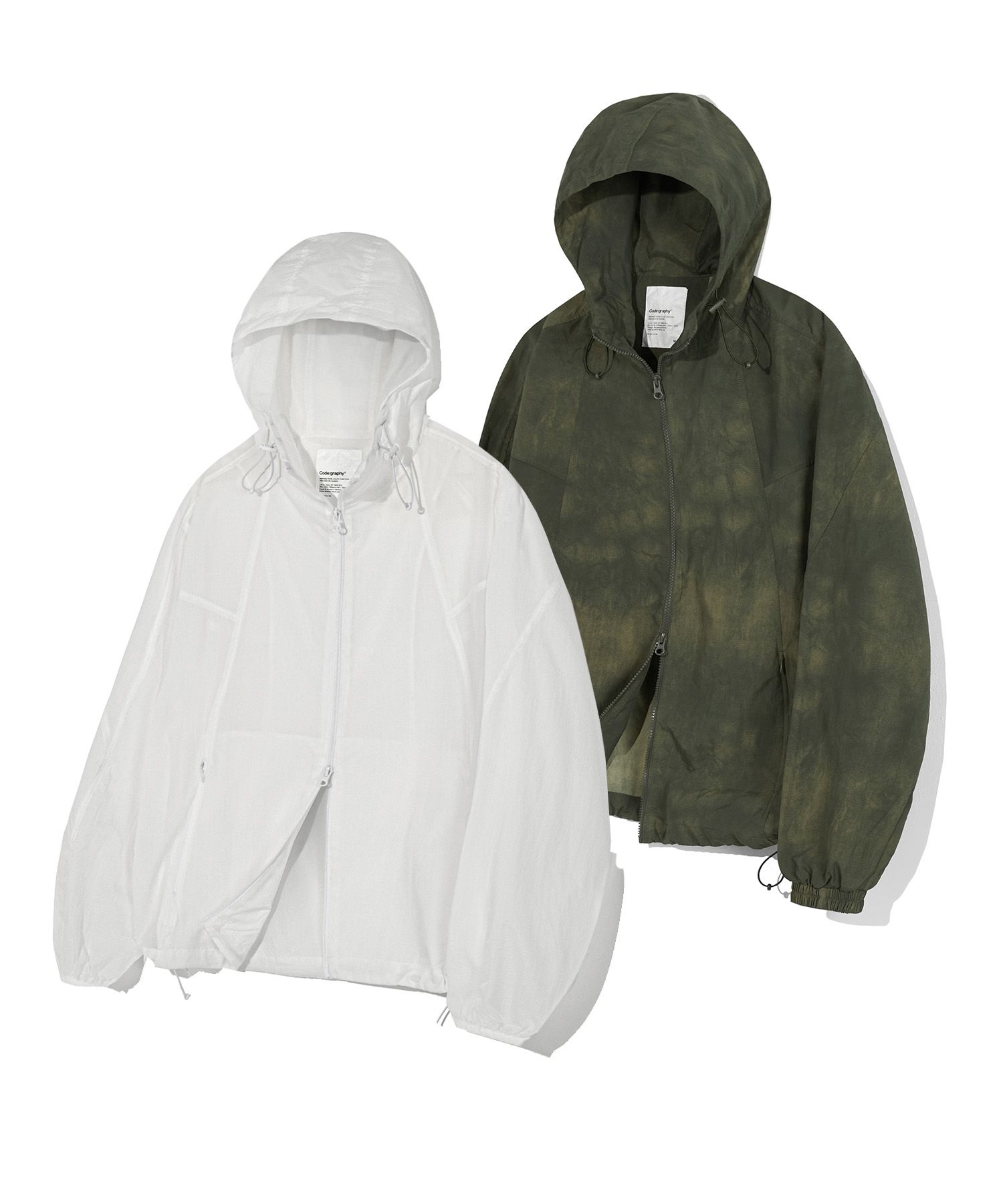 ★codegraphy★ Nylon Taslan Work Windbreaker Sky Blue MUSINSA | Codegraphy Nylon Taslan Work Windbreaker_Black