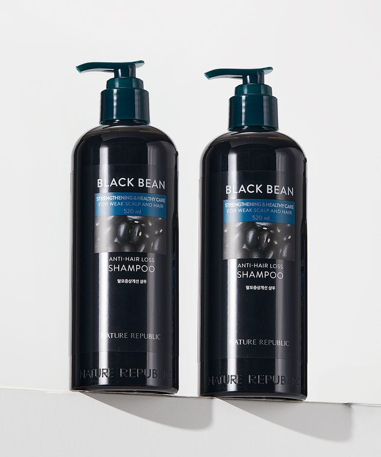 [2pack] 블랙빈 탈모증상 개선 샴푸 520ml