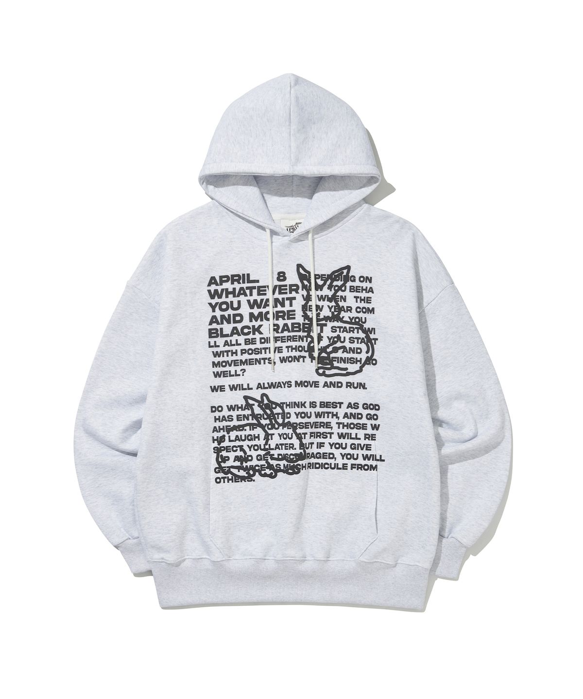 에노시(ENOSI) BLACK RABBIT HOODIE [4Color]