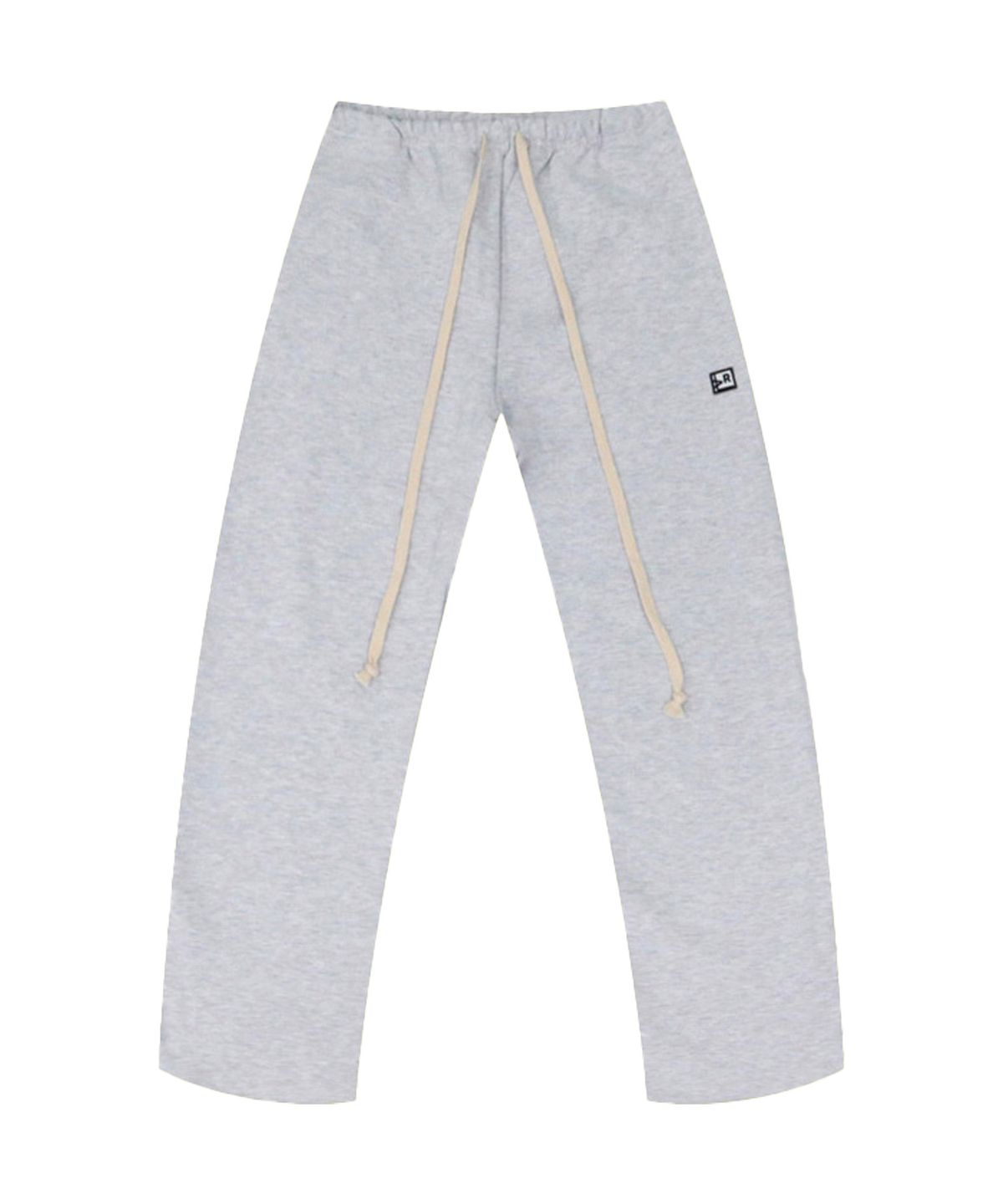 어라이트앵글(ARIGHTANGLE) 1000G Heavy cotton patch sweatpants light gray