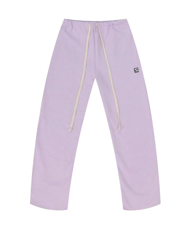 1000G Heavy cotton patch sweatpants purple
