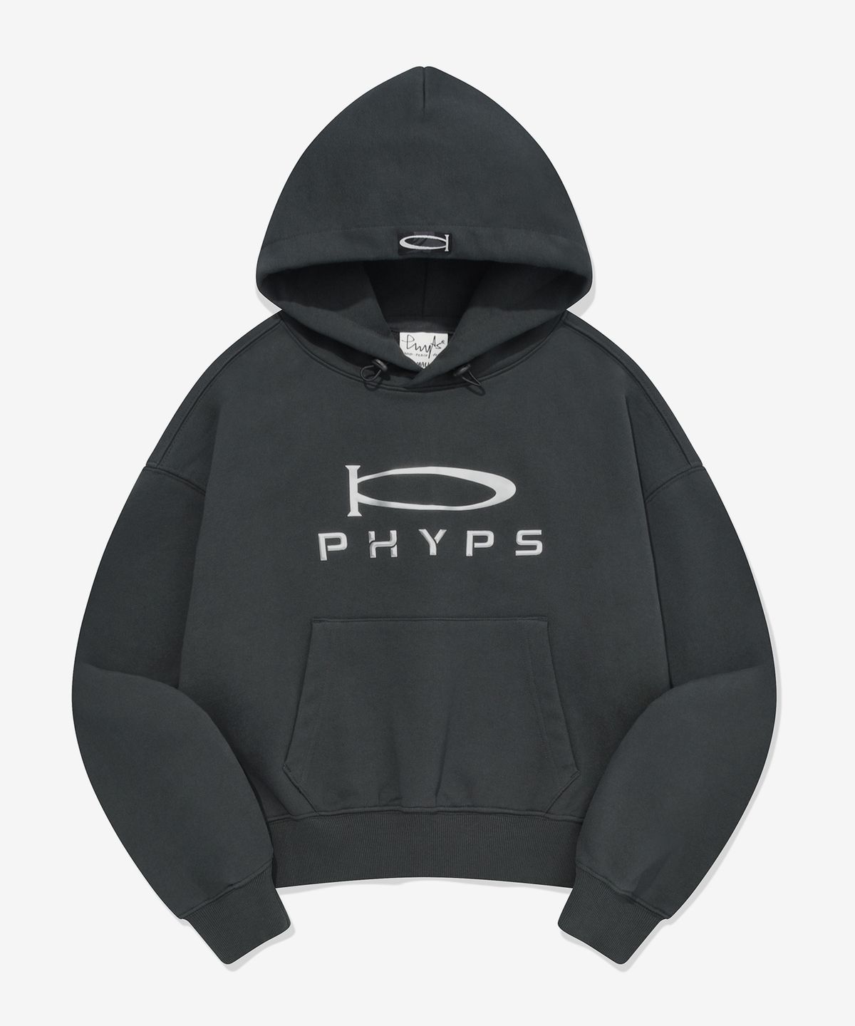 피지컬 디파트먼트(PHYSICAL DEPARTMENT) P-ACTIVE CROP HOODIE DARK CHARCOAL