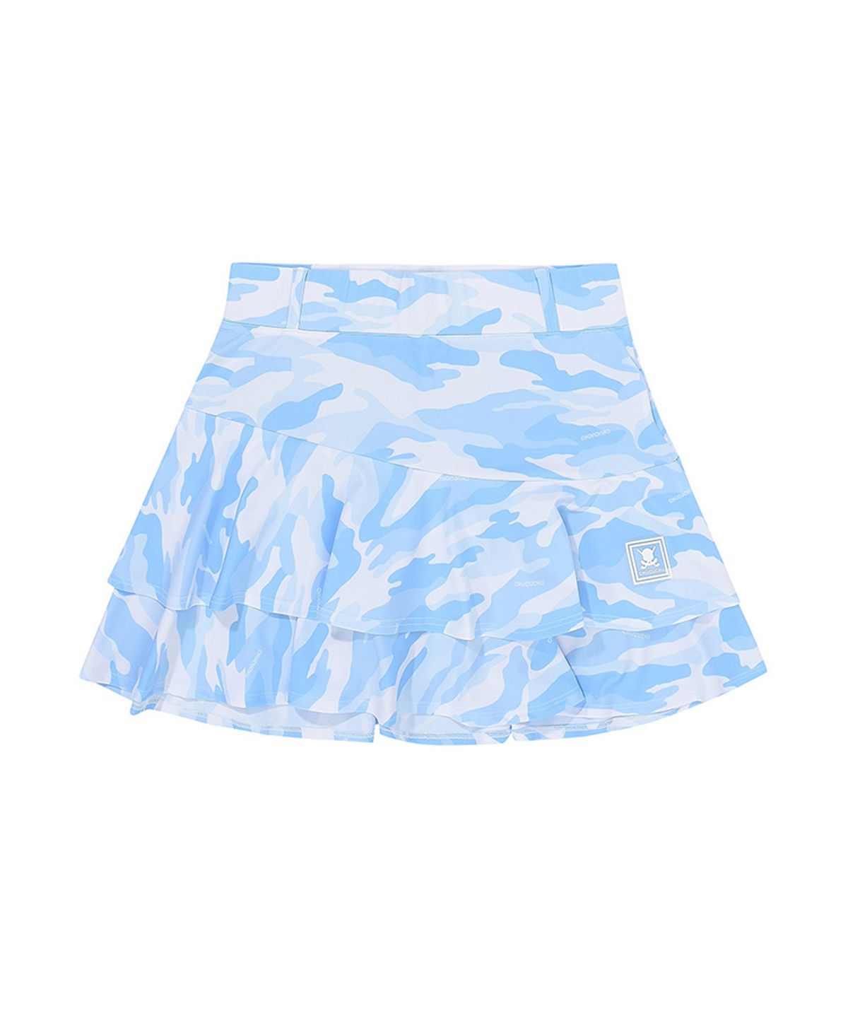 츄쿠츄(CHUCUCHU) C23M-SK003W 카모 더블 스커트 (Blue)