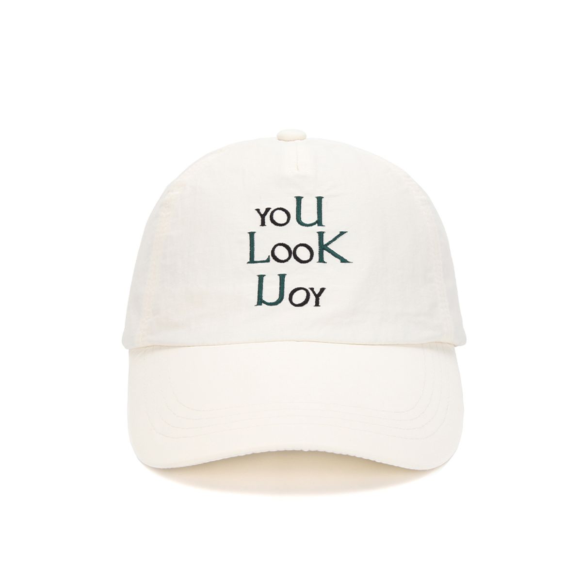 유룩(ULUK) 유룩유 자수 바이오 볼캡_Ivory