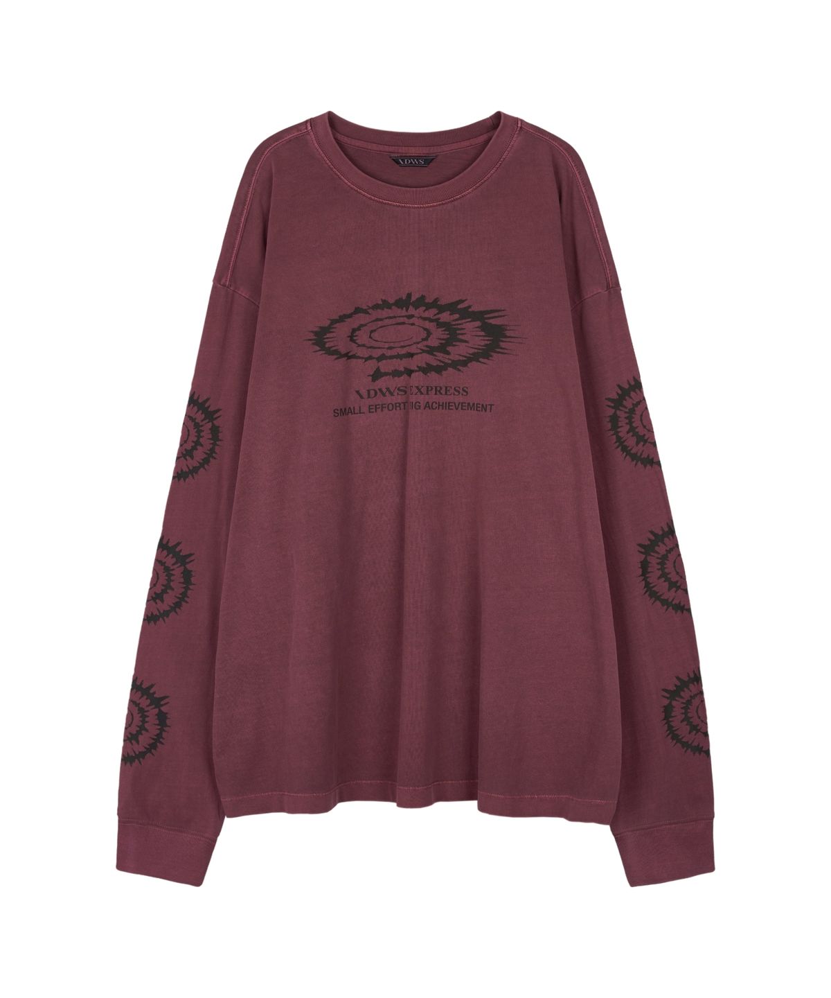 아이돈워너셀(IDWS) Swift Symbol Dying Long Sleeve Maroon