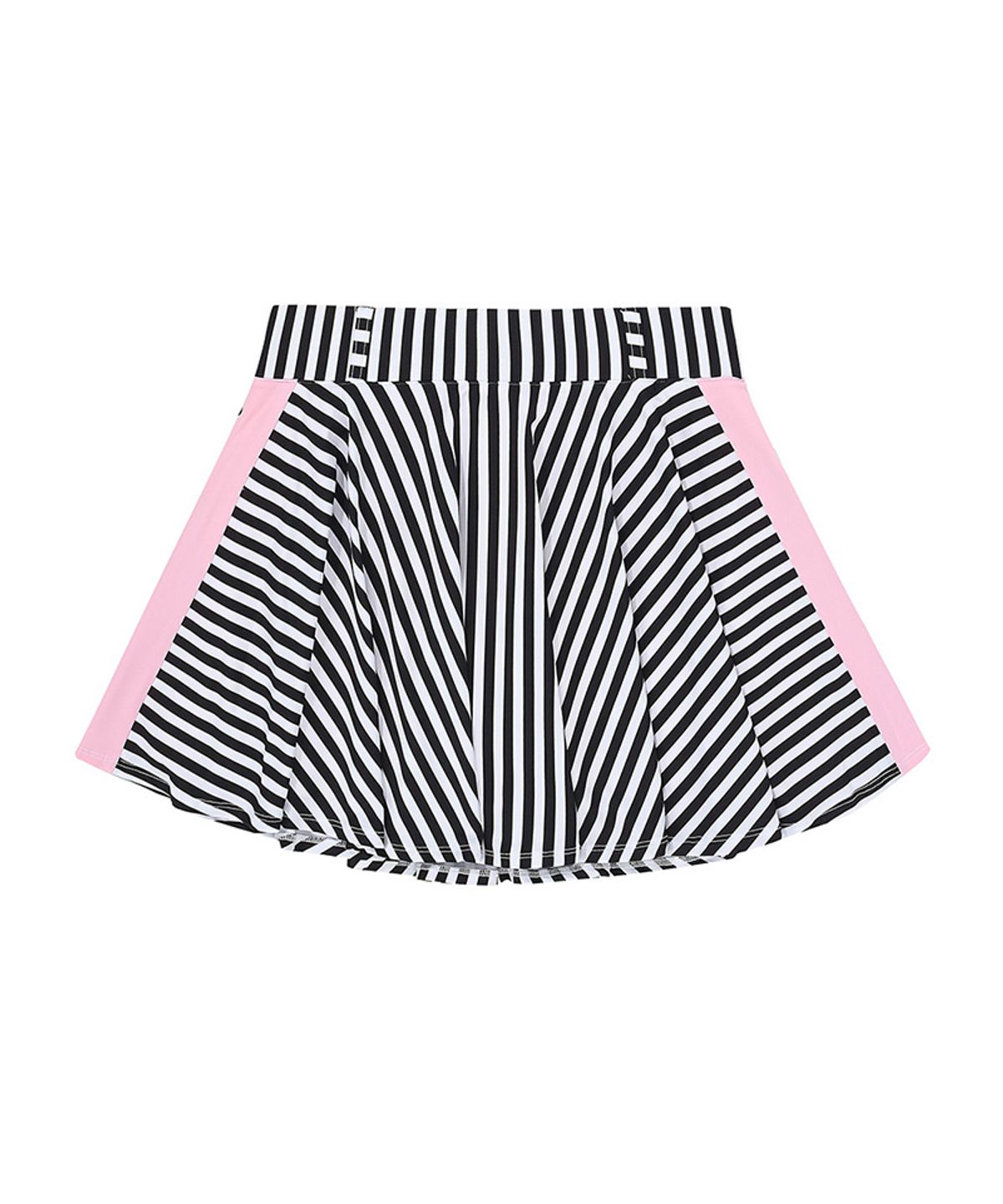 츄쿠츄(CHUCUCHU) C23M-SK006W 스트라이프 저지 훌 스커트 (Black)