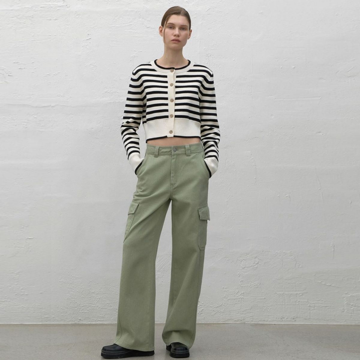 아틀리에 나인(ATELIER NAIN) GEORGIA CARGO LOW RISE DENIM PANTS(PT-5498)