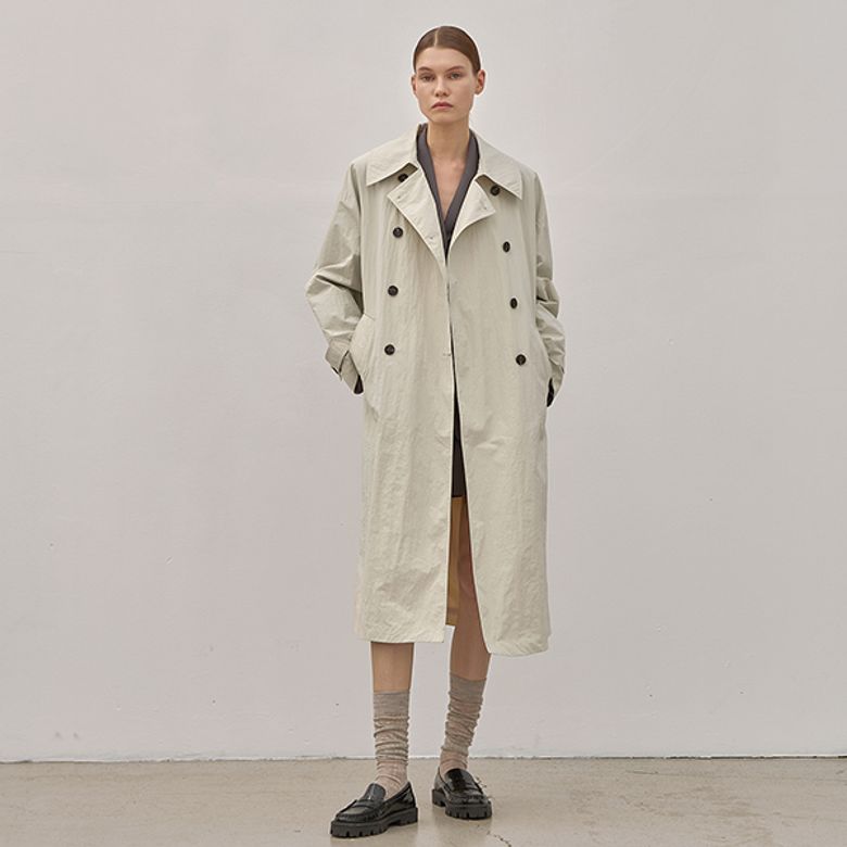 DF MAXI TRENCH COAT S(CT-1435)