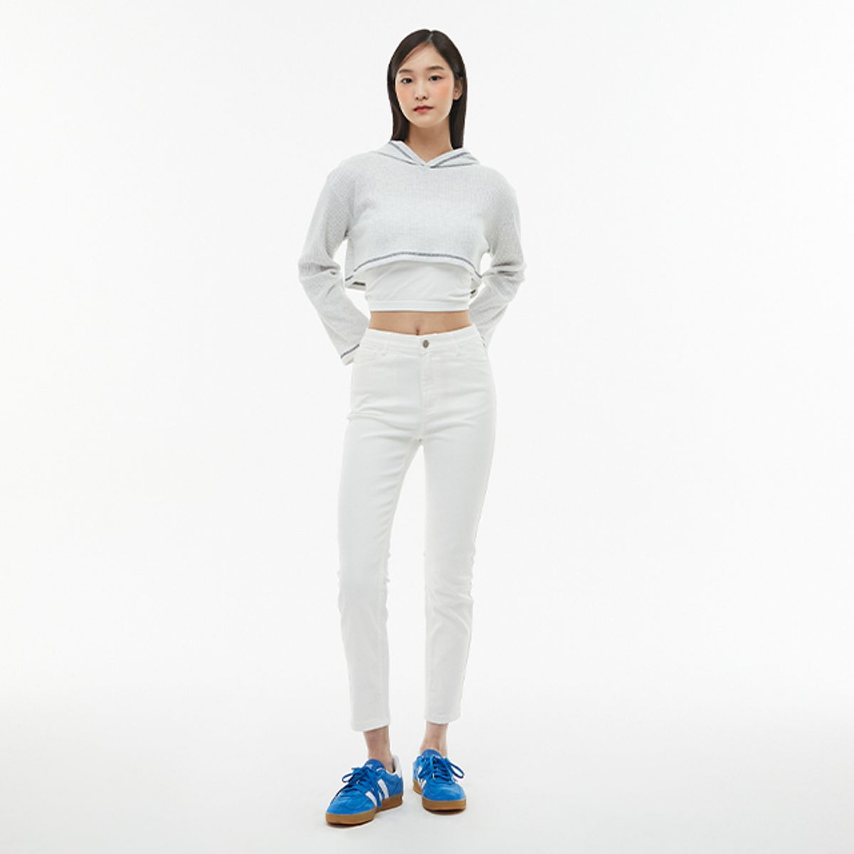 랩(LAP) 속밴드 기본 스키니 데님팬츠 AQ7DP161