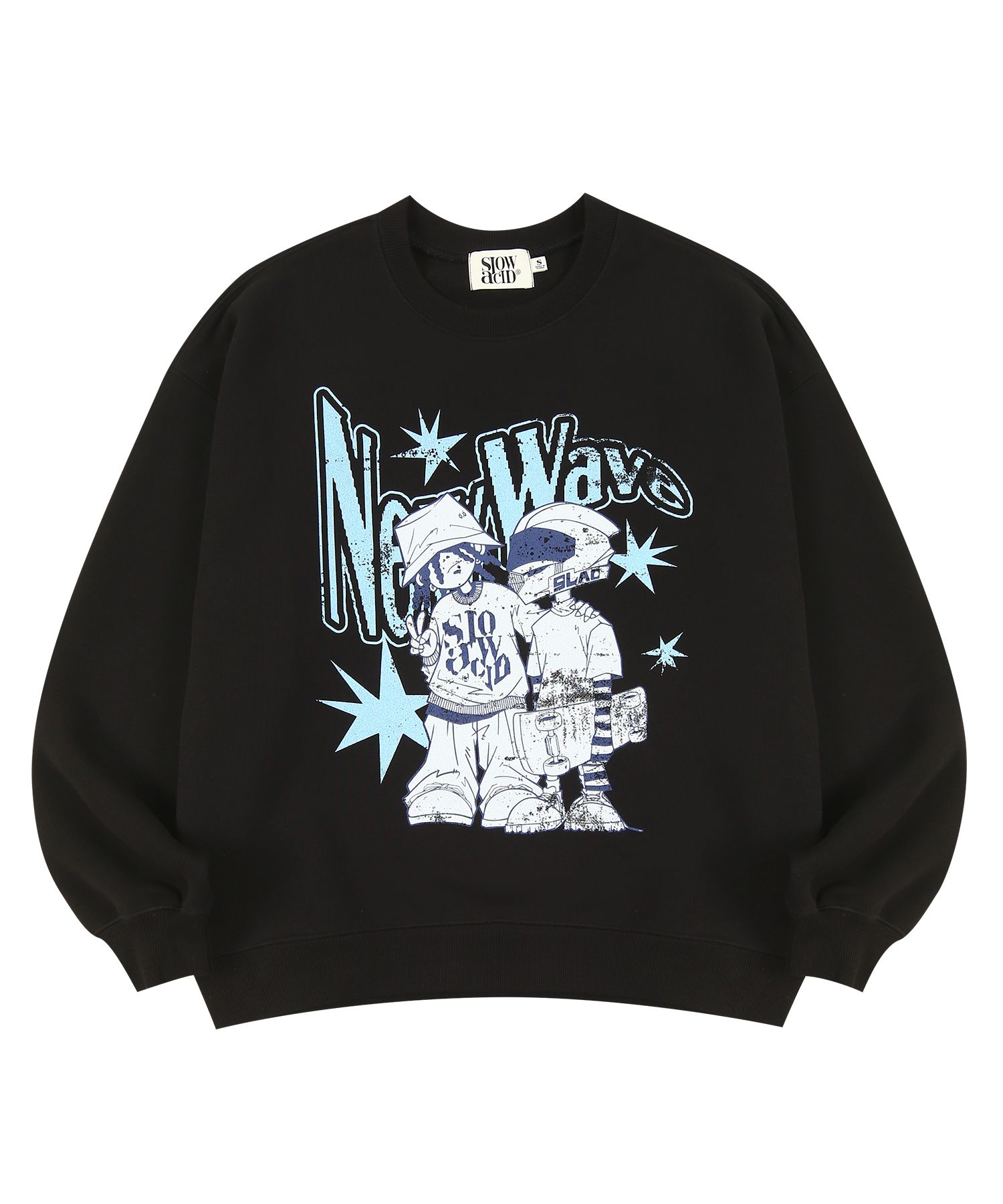★SLOW ACID★ Teens Sweatshirt Black MUSINSA | SLOWACID Teens Sweatshirt [Black]