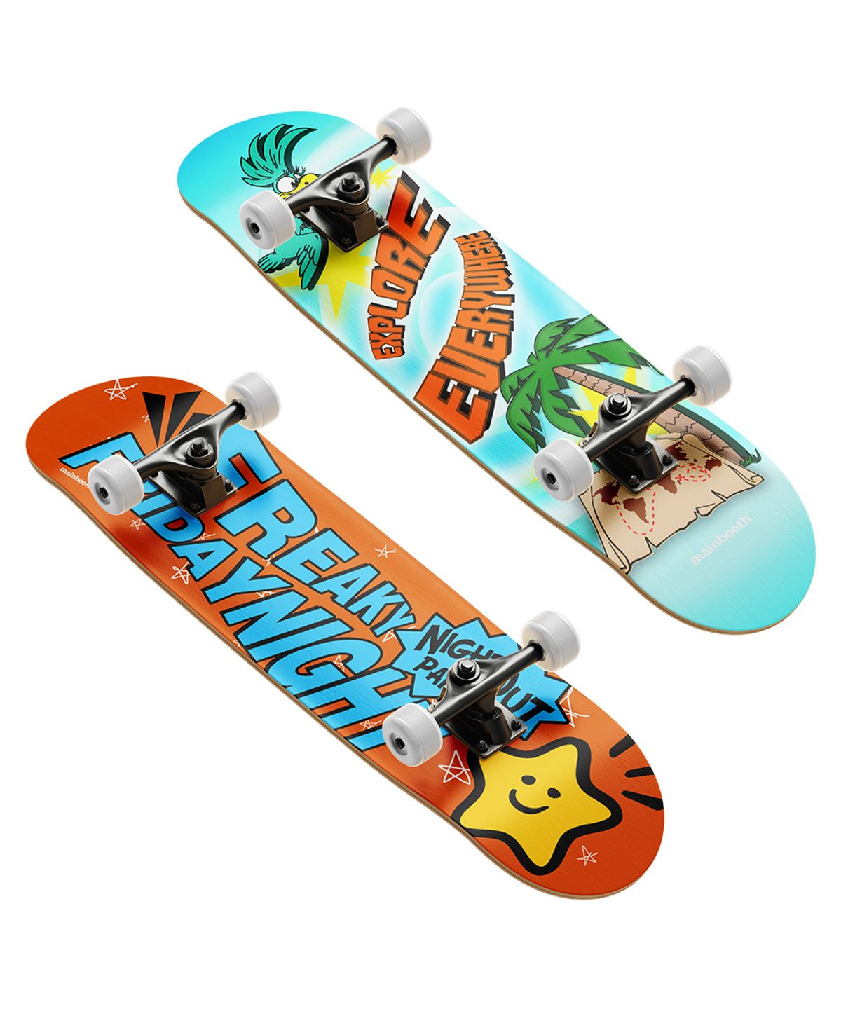 메인부스(MAINBOOTH) Comic Book Skate Board