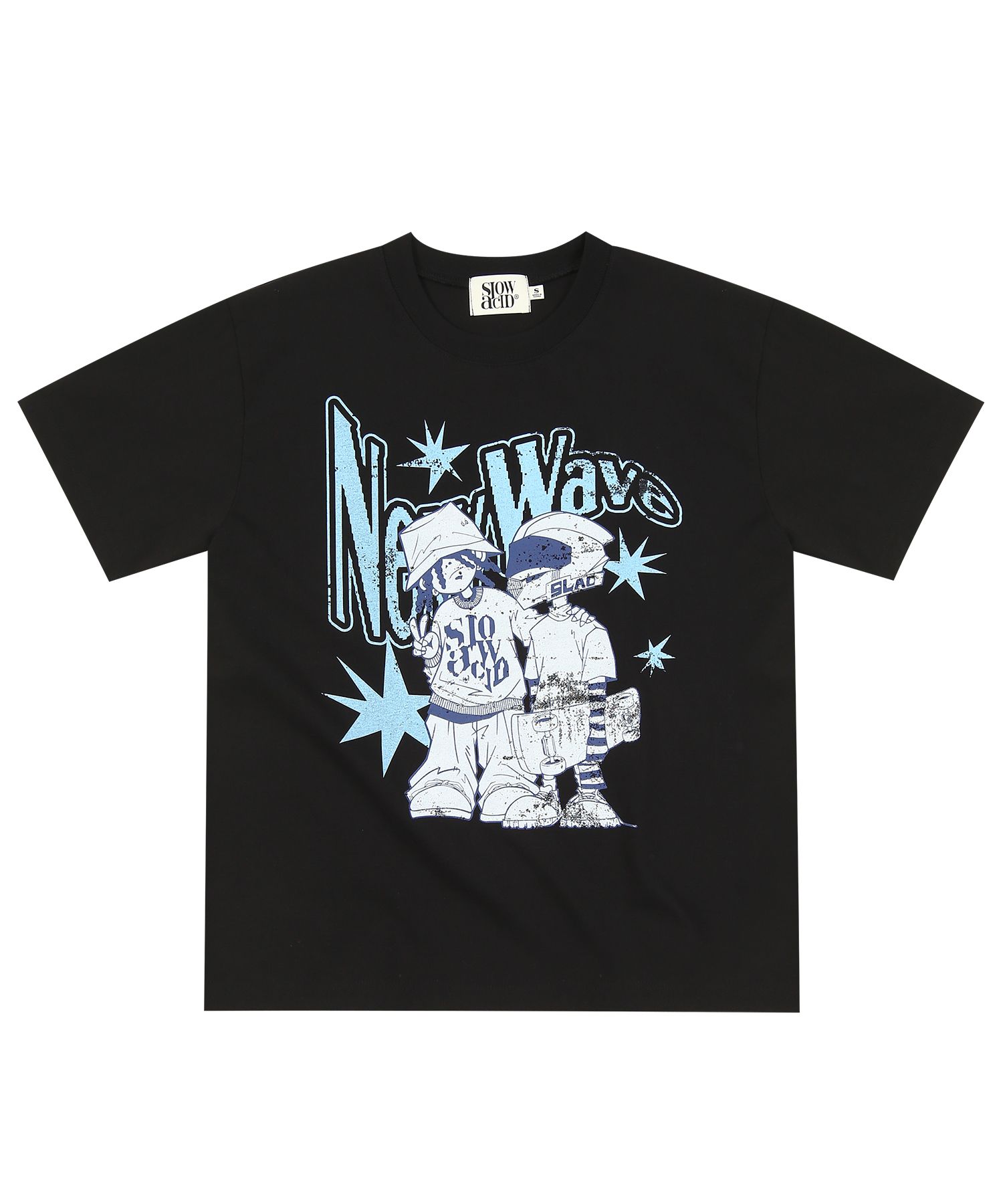 Musinsa slowacid t シャツ MUSINSA公式 SLOWACID SLOWACIDX大韓民国空軍ROKAFフード集業 SLOW ACID スローアシッド ROKAF