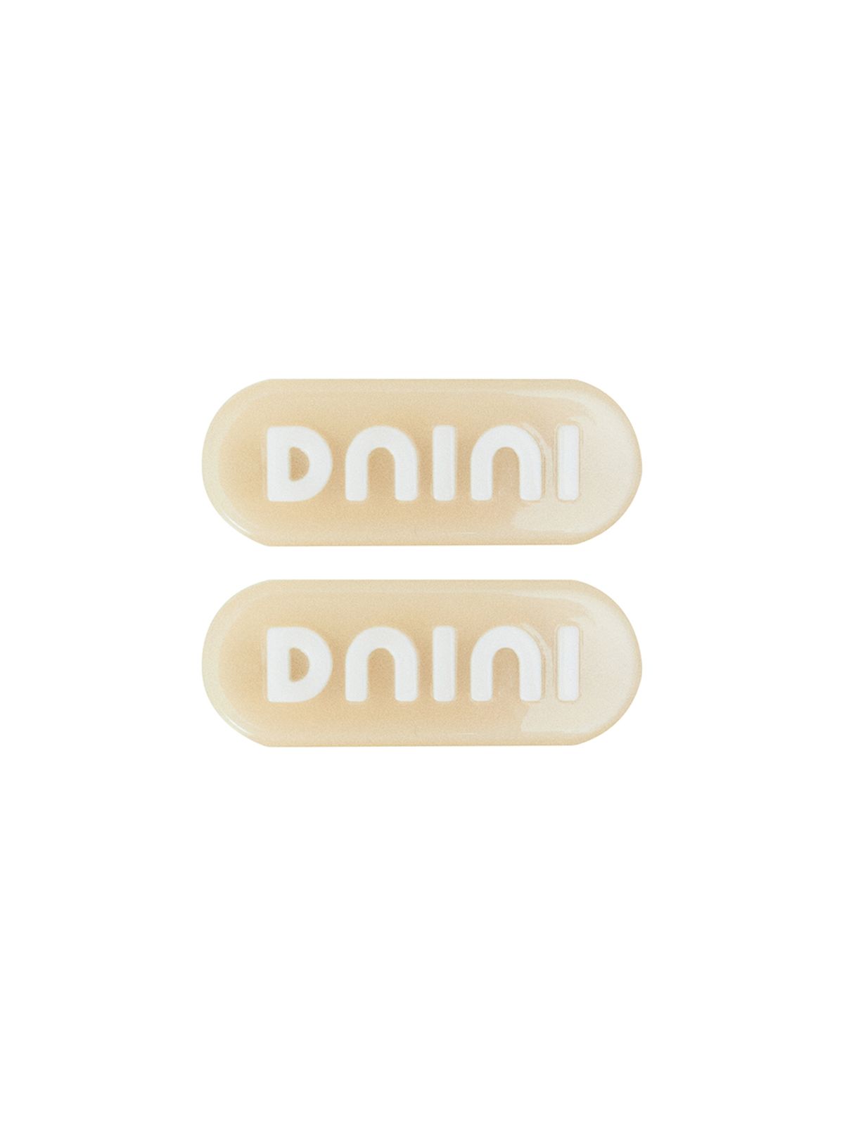 드니니(DNINI) DNINI Logo Barrettes(Skin)