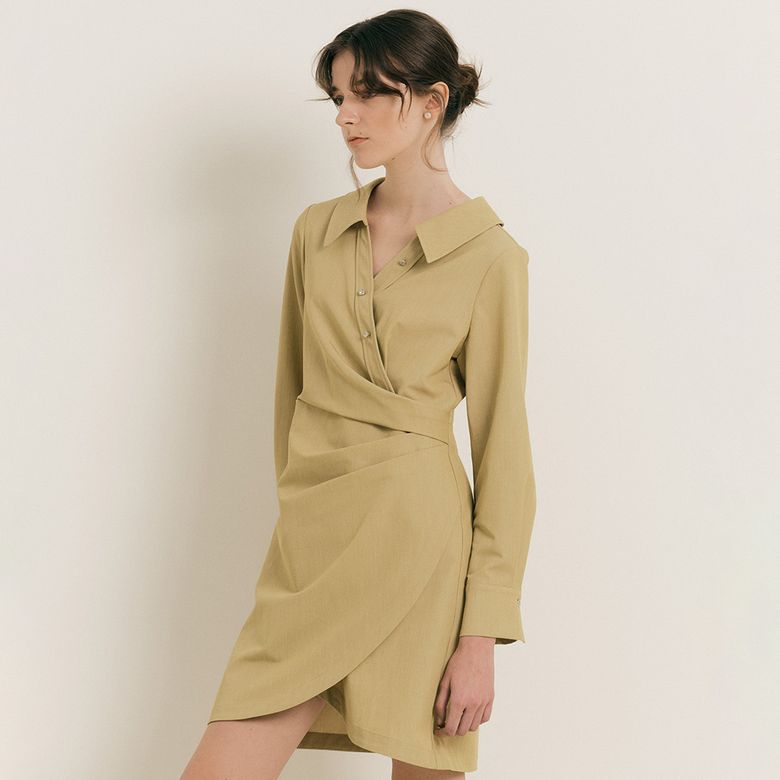WD_Deconstructed shirt dress_YELLOW