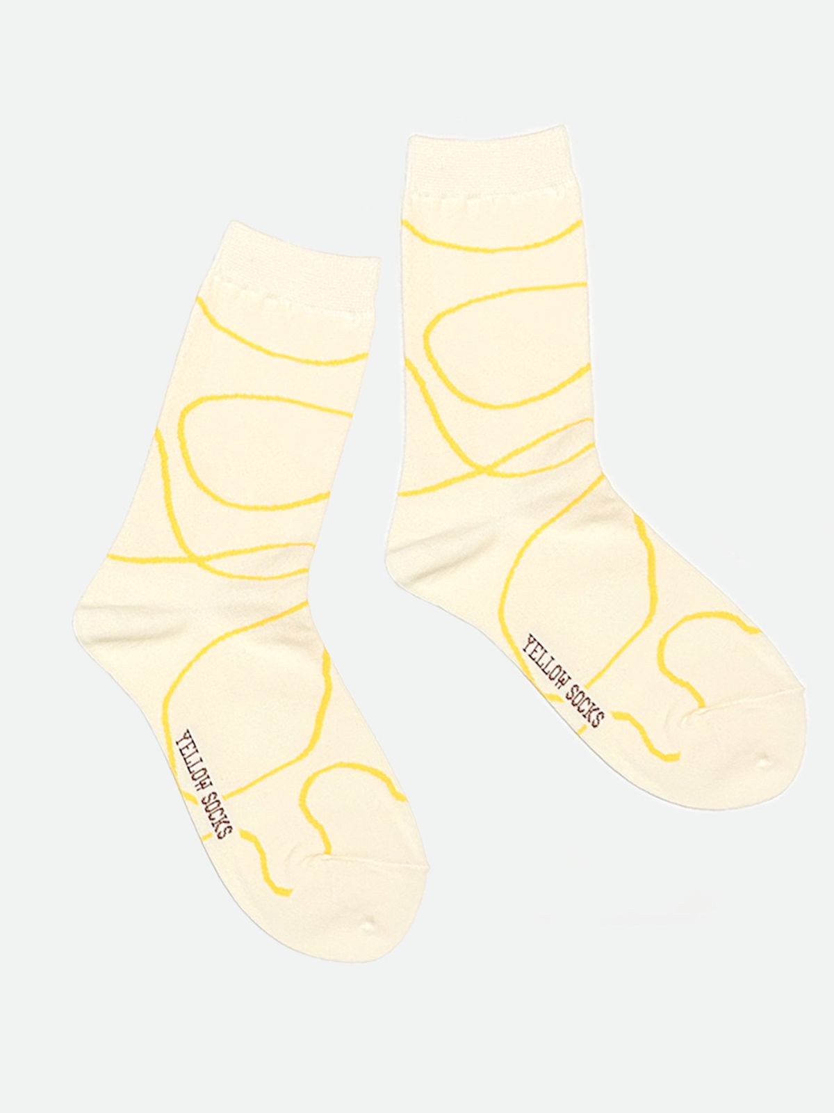 옐로우삭스(YELLOWSOCKS) 리본 크림옐로우