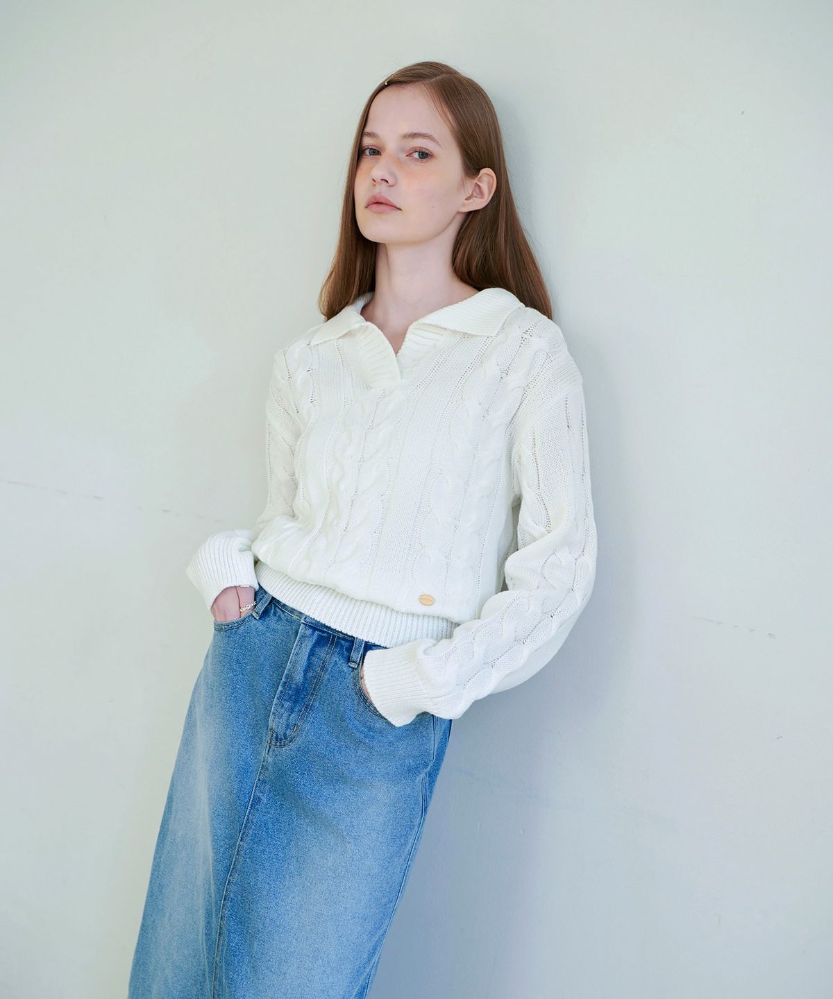 판도라핏(PANDORAFIT) Cecil Collar Twist Knit
